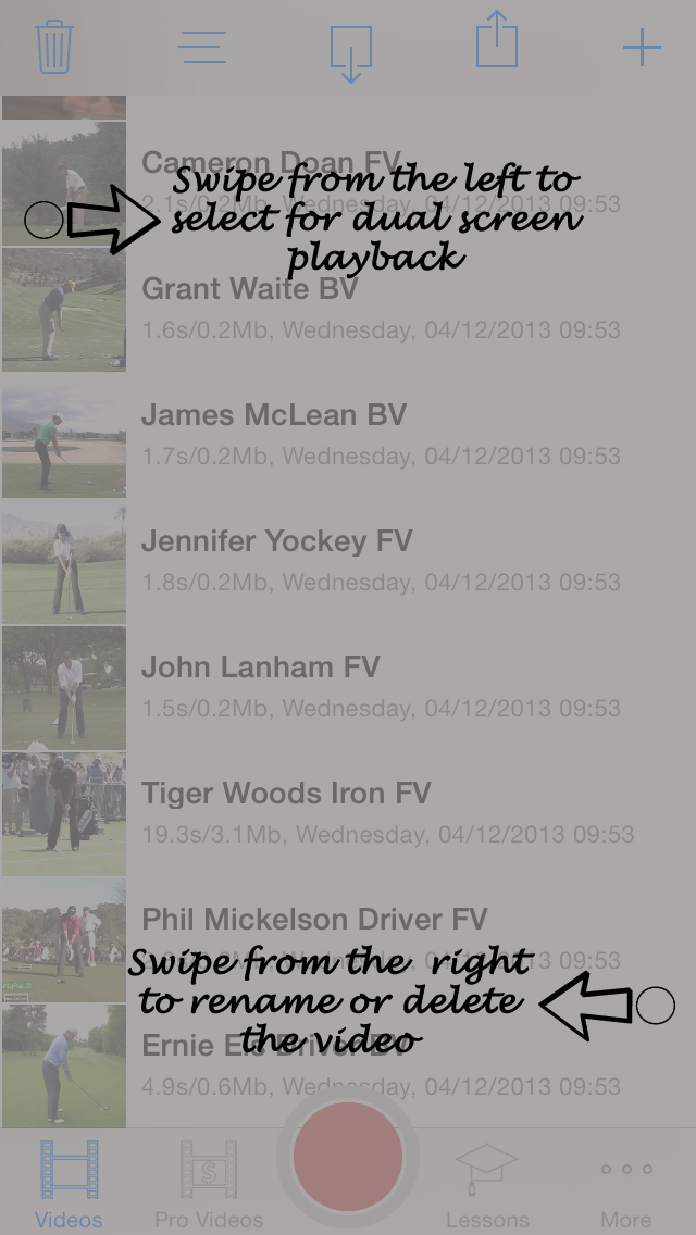 SwingPlane Golf iPhone App manual